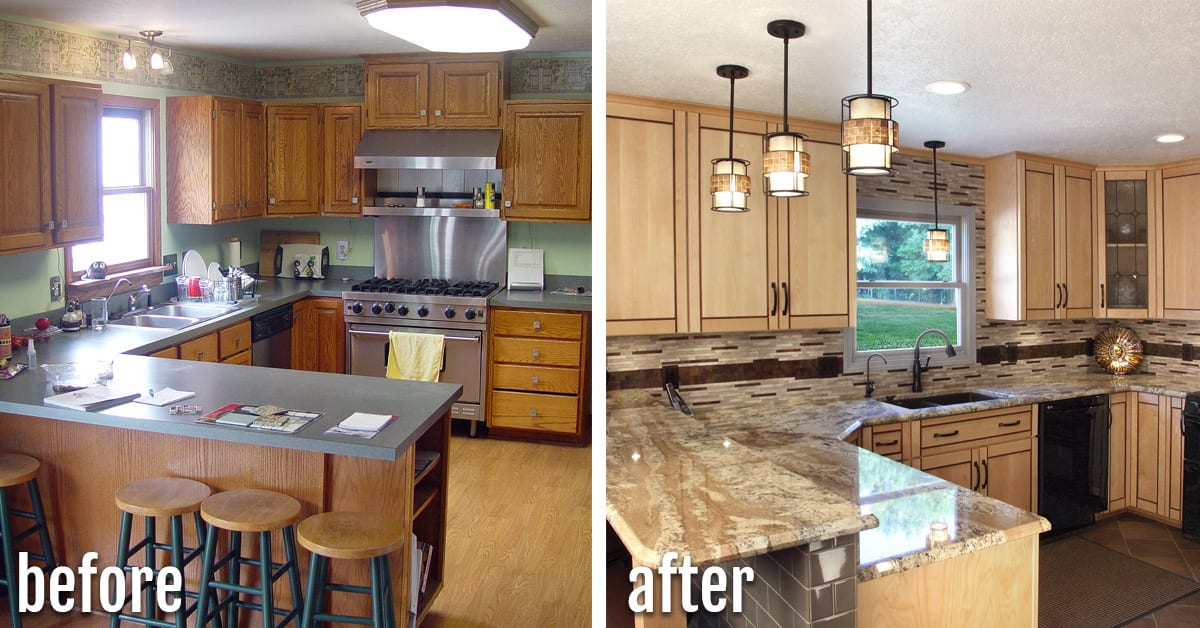 Extending Kitchen Cabinets To Ceiling American Wood Reface