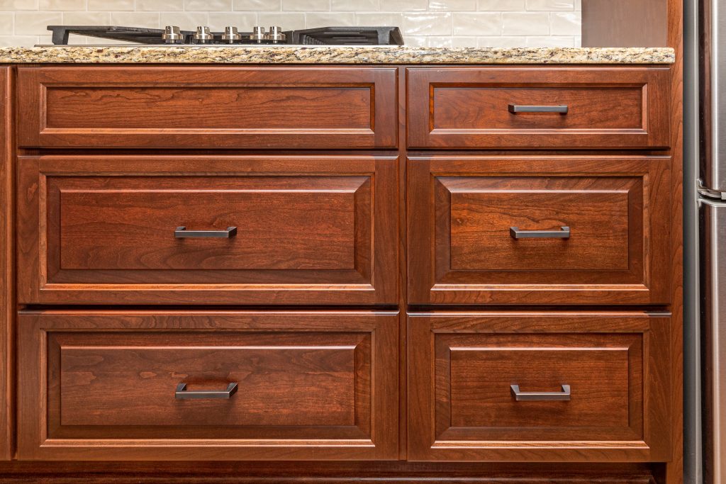 Drawer Bank Cherry Traditional Kitchen Medina Ohio