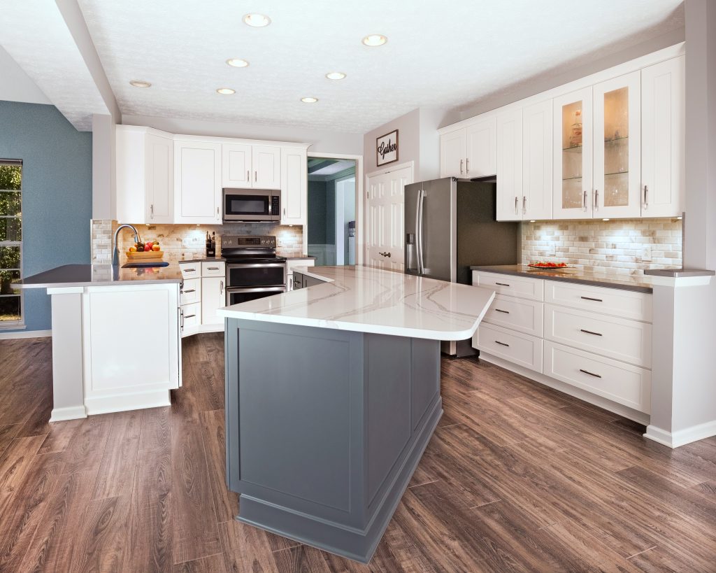 Full White Modern Transitional Kitchen Medina Ohio