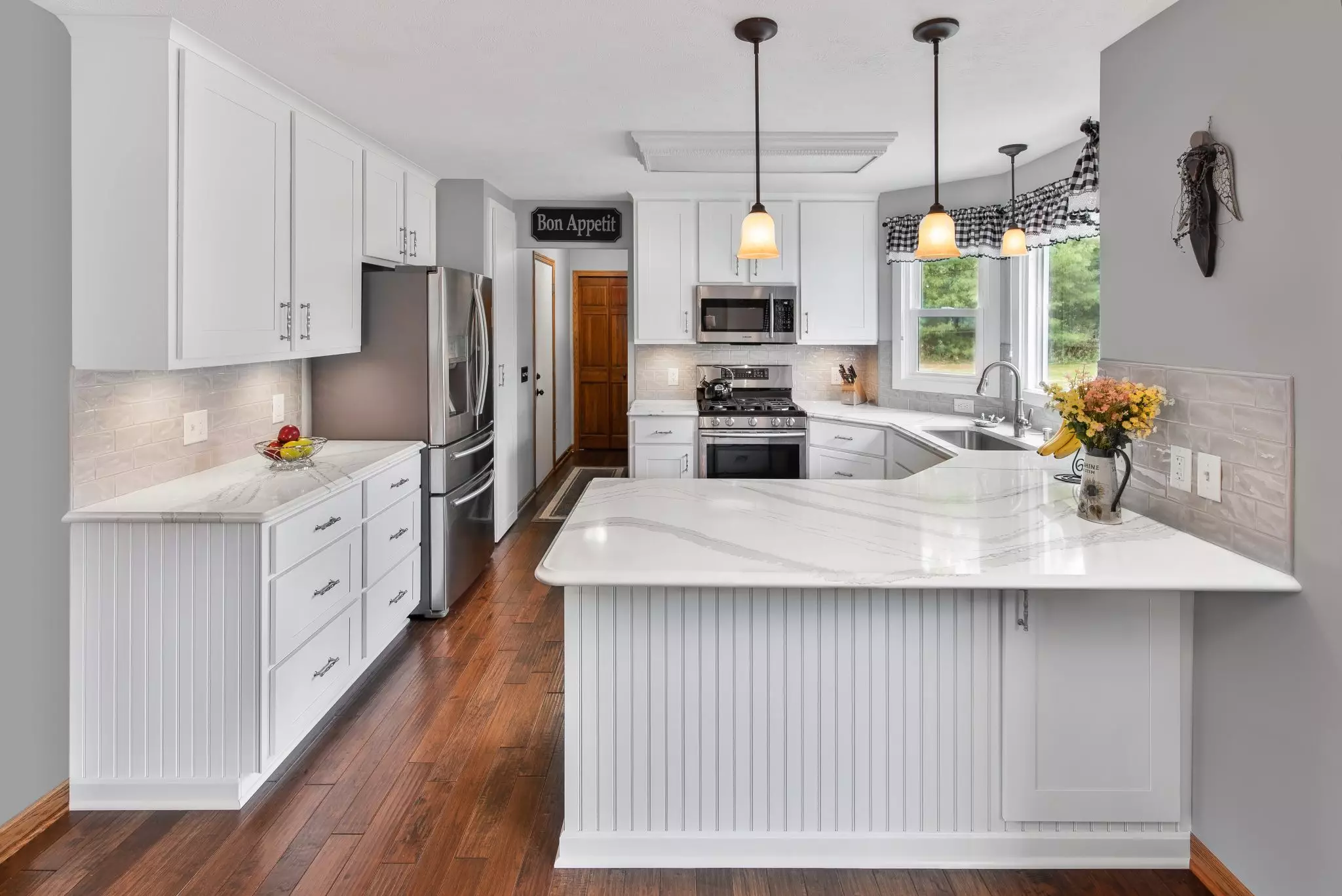 Modern Contemporary White Birch Kitchen Uniontown Ohio