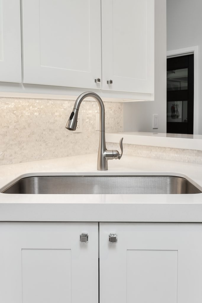 Sink Modern White Kitchen Strongsville Ohio