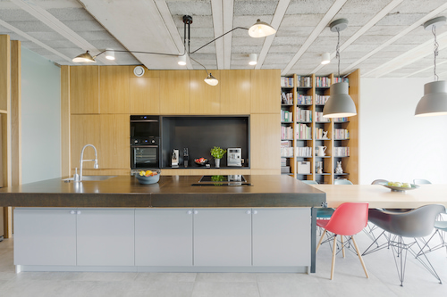 spacious modern kitchen design for kitchen makeover ideas